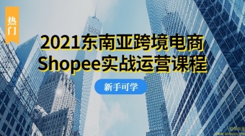 2021东南亚跨境电商Shopee实战运营课程，0基础、0经验、0投资的副业项目